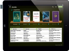Schmökern in möglichst vielen Büchern: Skoobe-Seite auf dem iPad.