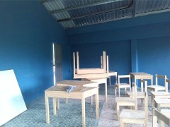 Klassenzimmer in Honduras nach der Unterstützung durch den Bambini e.V.