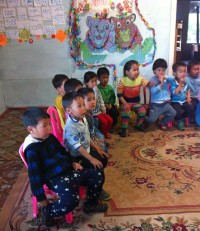 Waisenkinder in der Mongolei